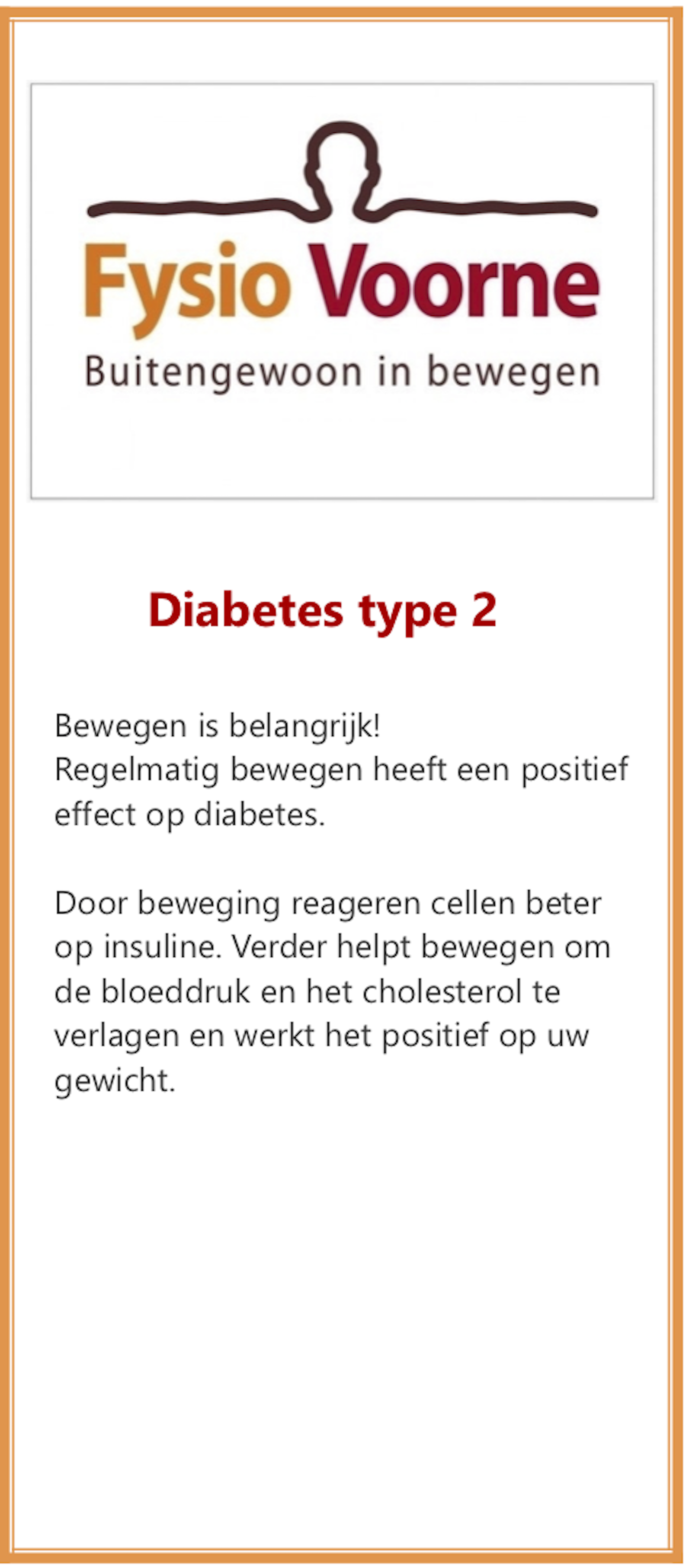 Diabetes type 2 folder
